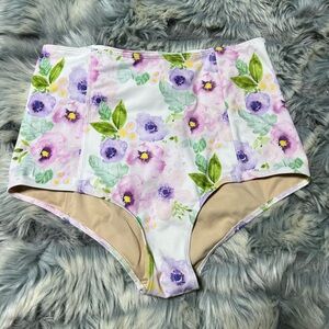 Kortni Jeane Floral swim bottoms